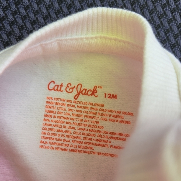 Cat & Jack Heart Print Set - Red and White - Picture 5 of 5